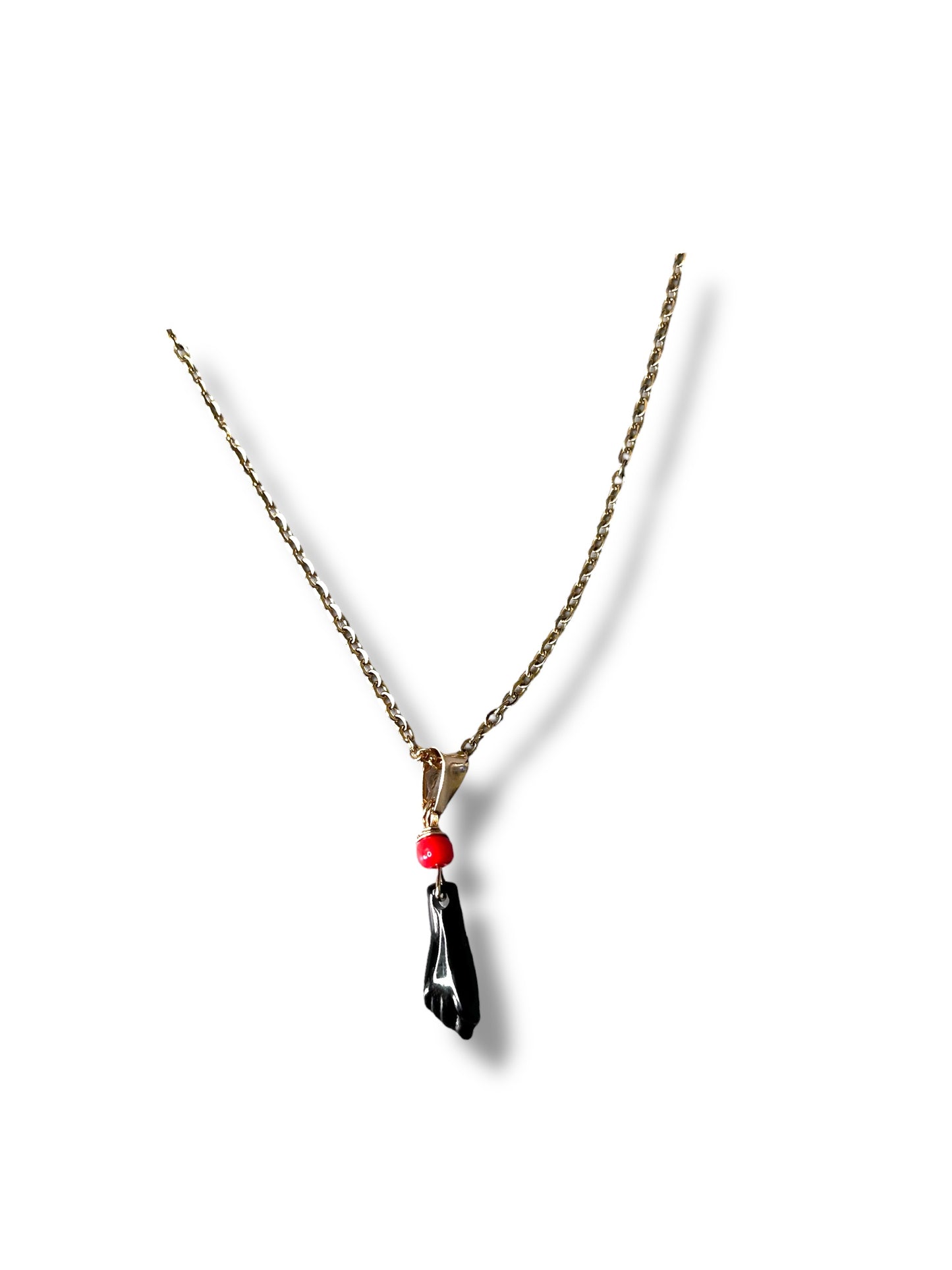 Manita de Azabache Gold Filled