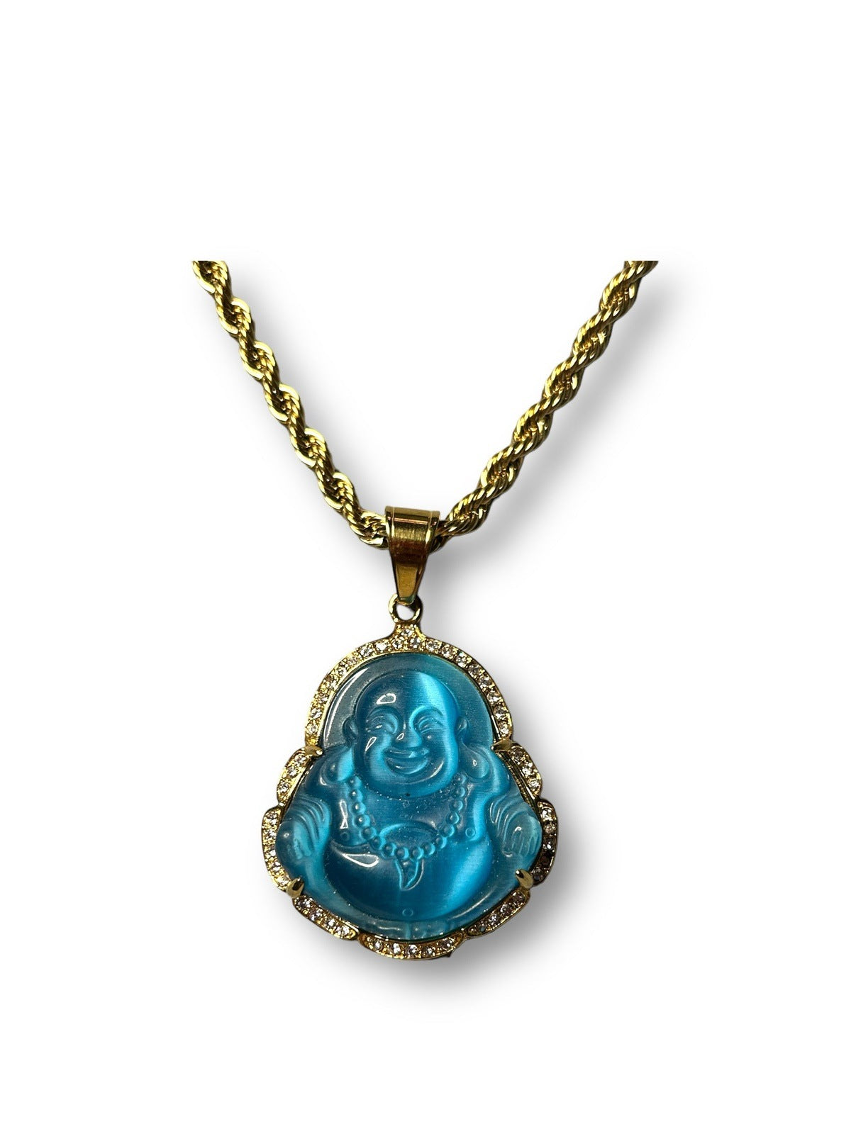 Baby Blue Buddha Protection