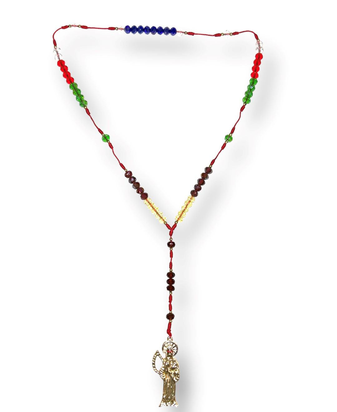 Gold Crystal Santa Muerte