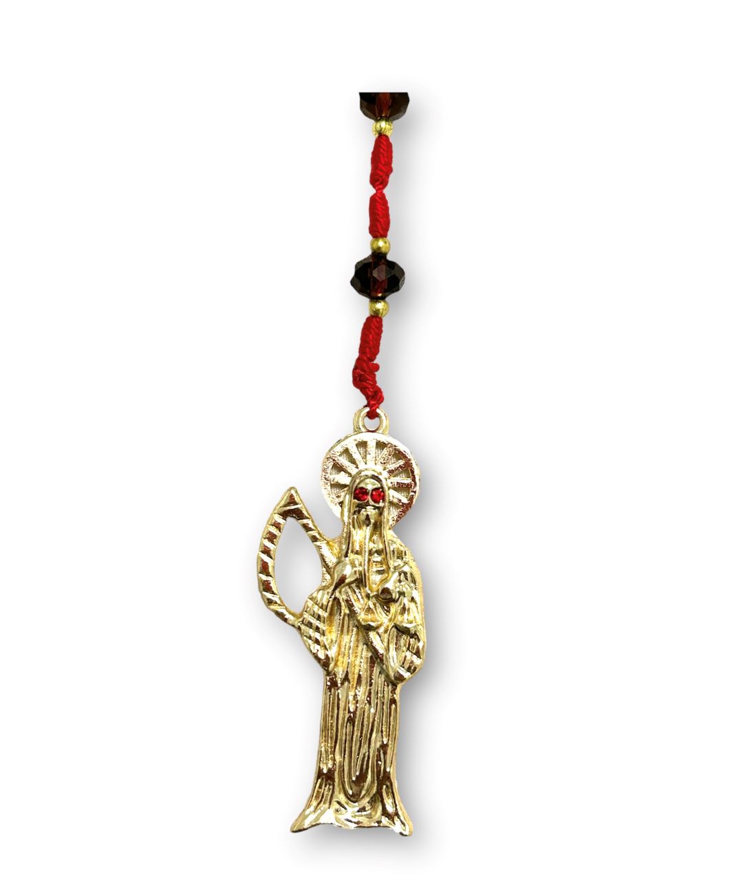 Gold Crystal Santa Muerte