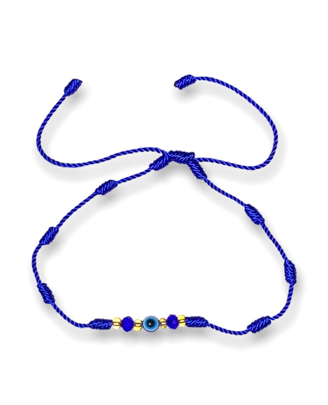 Blue String Evil Eye Anklet