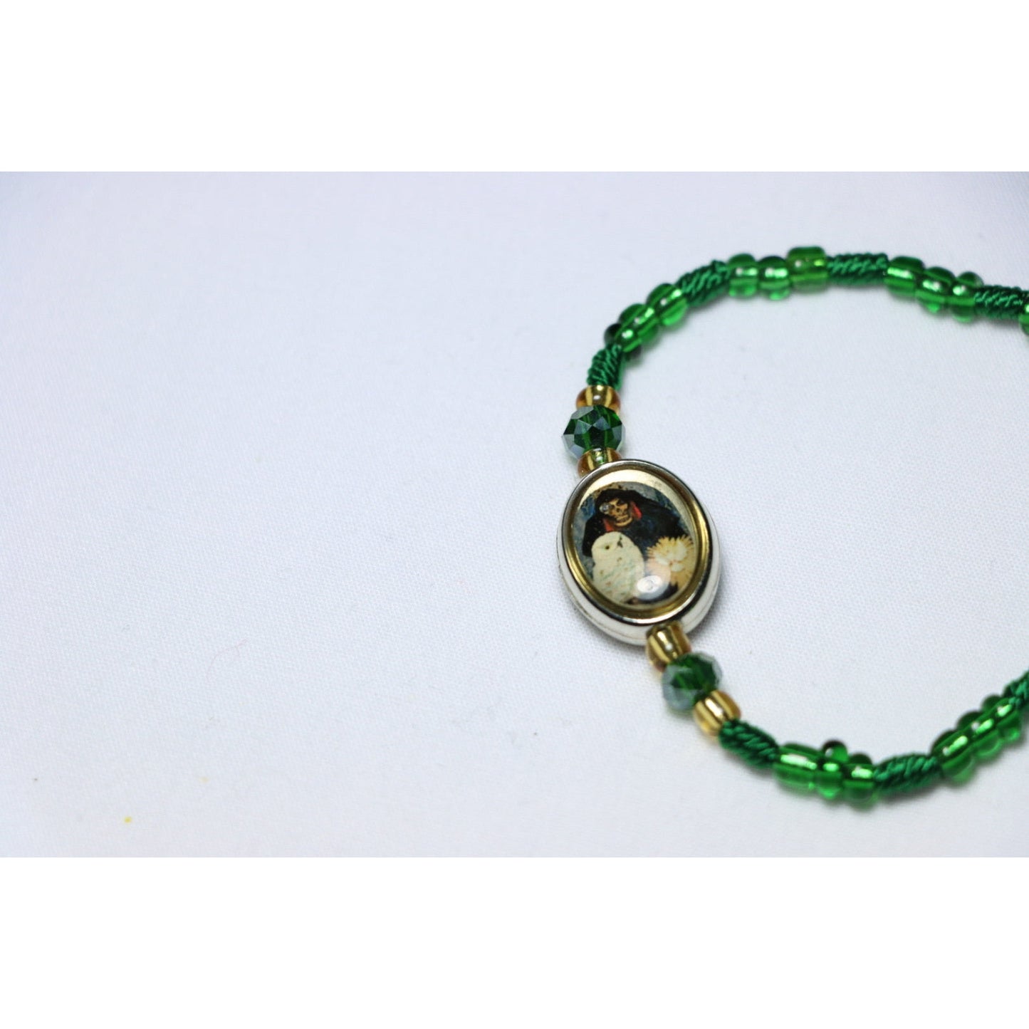 Santa Muerte Verde