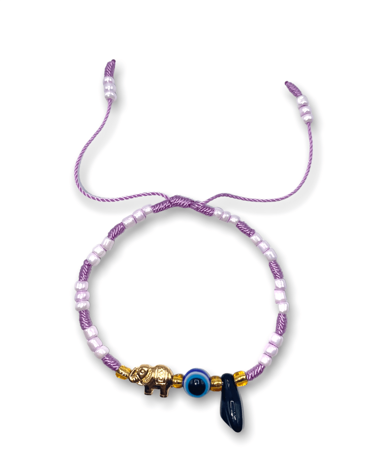 Light Purple Gold Fortune Three
