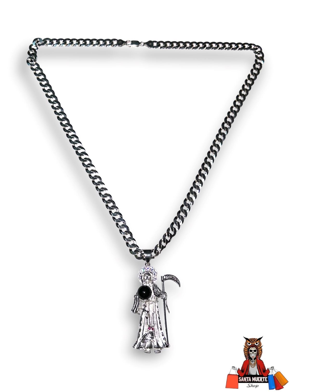 Silver Santa Muerte