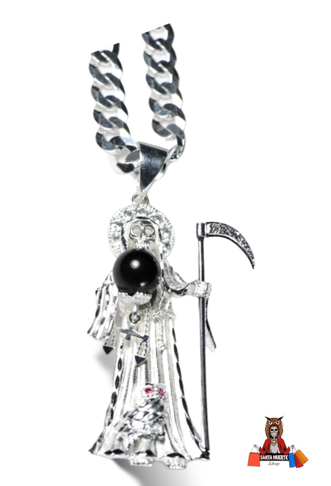 Silver Santa Muerte