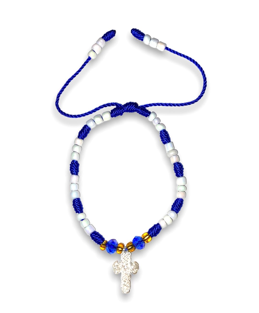 White Bracelet Cross