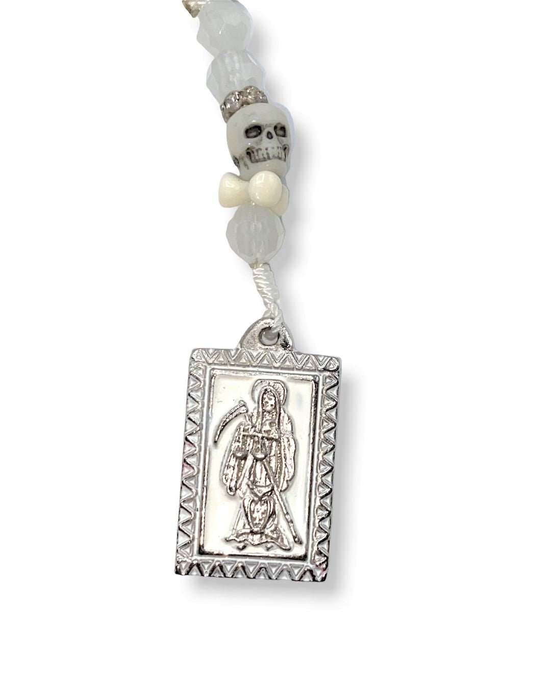 White Skull Santa Muerte