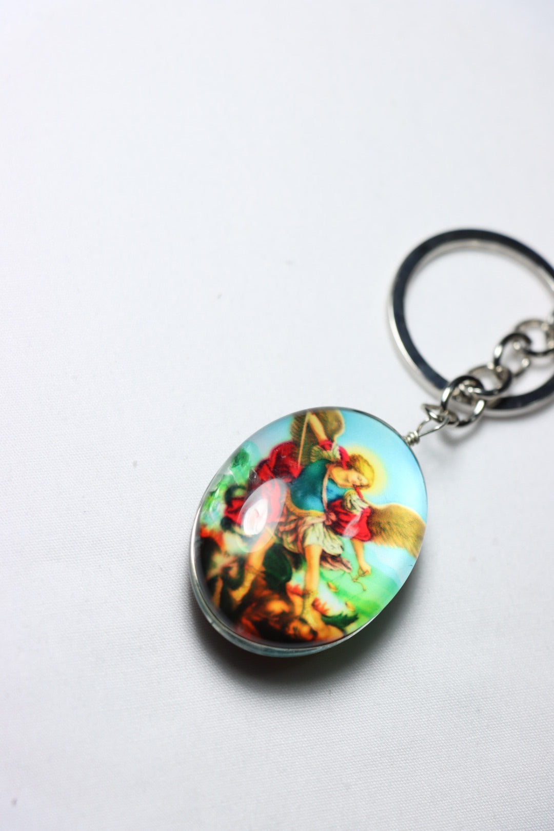 Saint Michael Key Chain