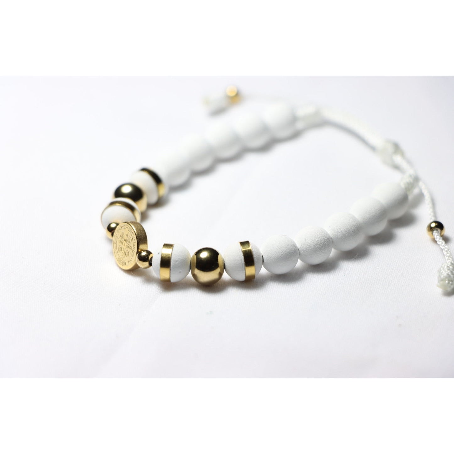 White and Gold Saint Benito