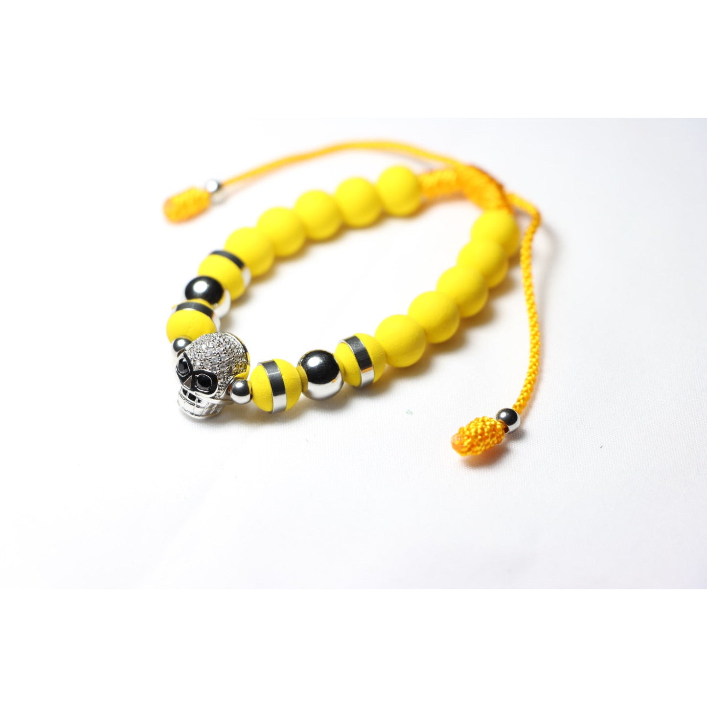 Yellow and Silver Skull