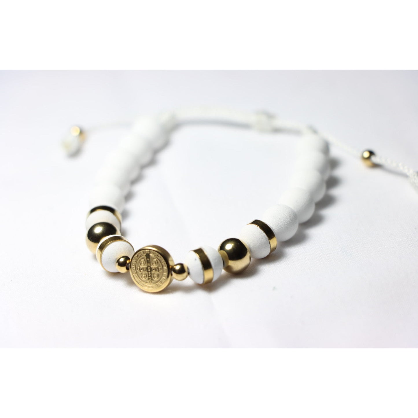 White and Gold Saint Benito