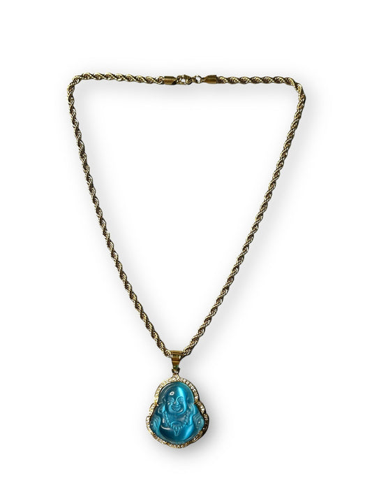 Baby Blue Buddha Protection