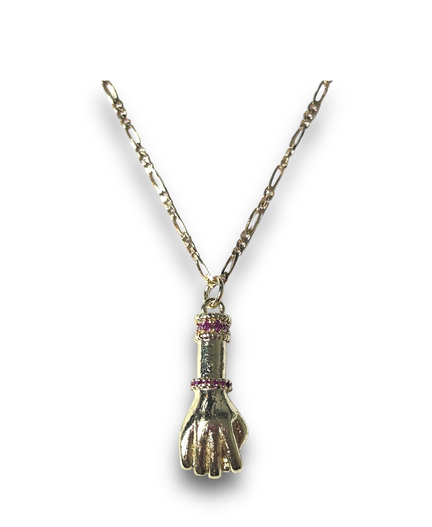 Gold Azabache Hand Power