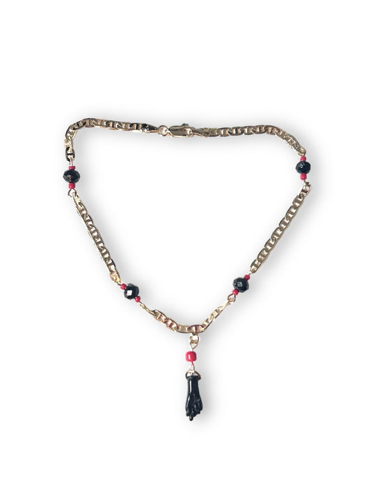 Gold Azabache Anklet Protection