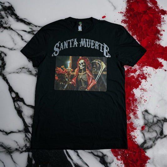 Red Graphic La Santa Tee sz Small