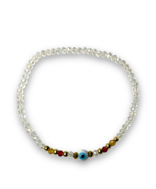 White Crystal Nazar Eye