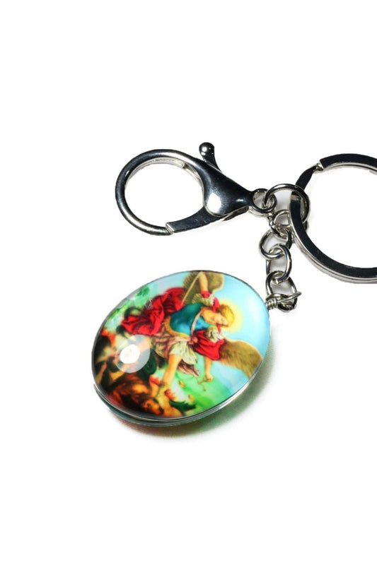 Saint Michael Key Chain