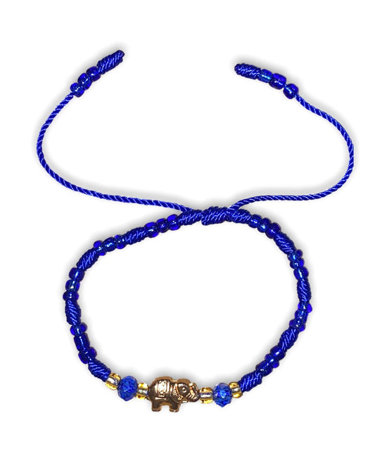 Royal Blue Gold Elephant
