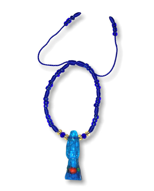 Blue Full Body Santa Muerte