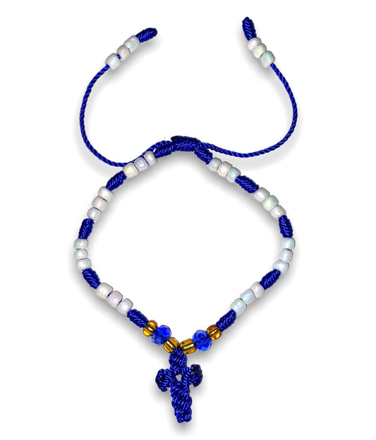 Blue String Cross