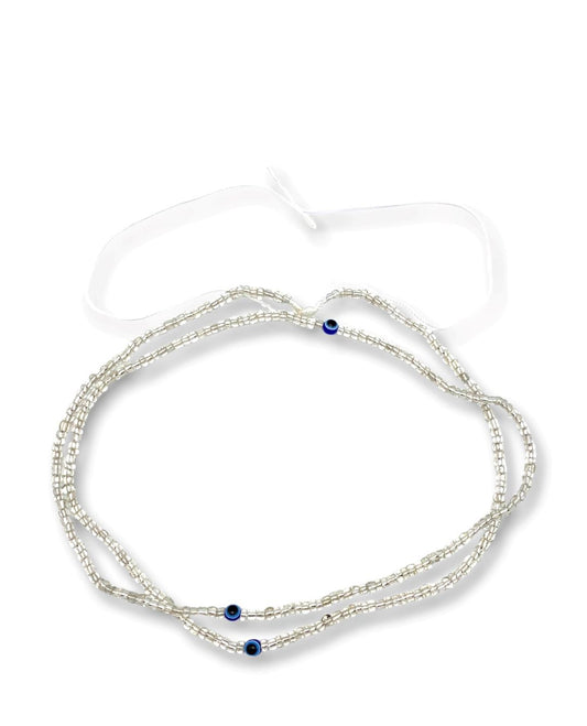 Crystal Clear Waist Evil Eye