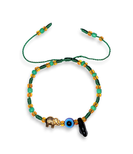 Gold Green Fortune Three