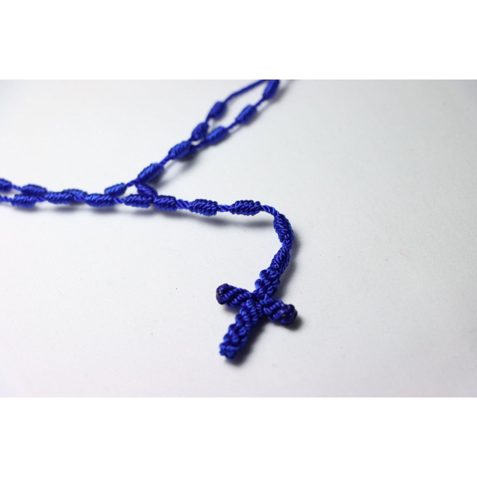 Royal Blue Rosary Cross