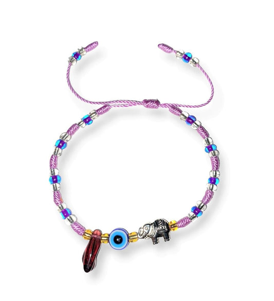 Clear Purple Fortune Three