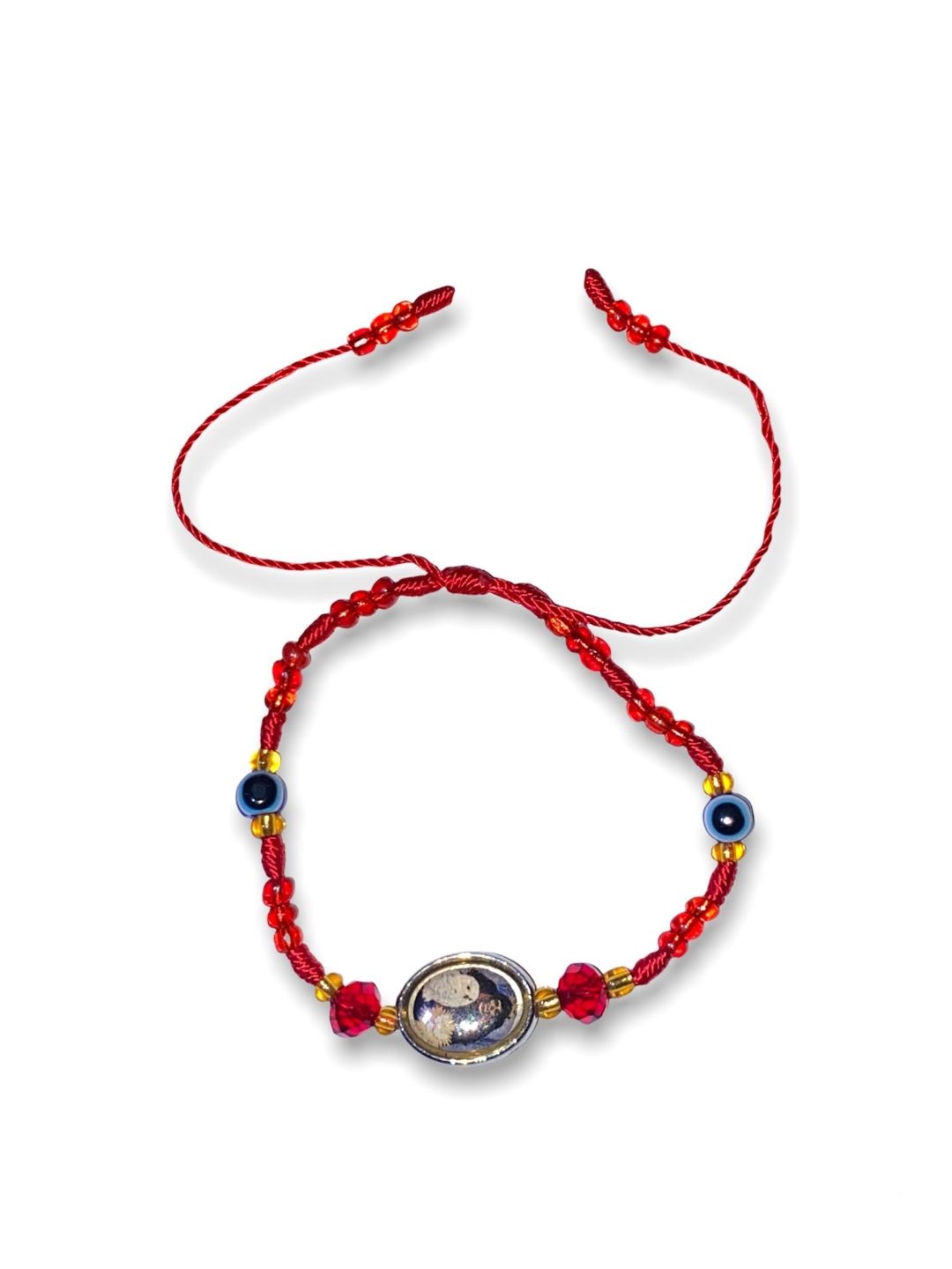 Red Santa Muerte Evil Eye