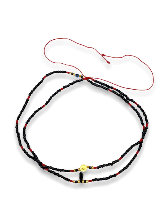 Black Saint Benito waist Chain