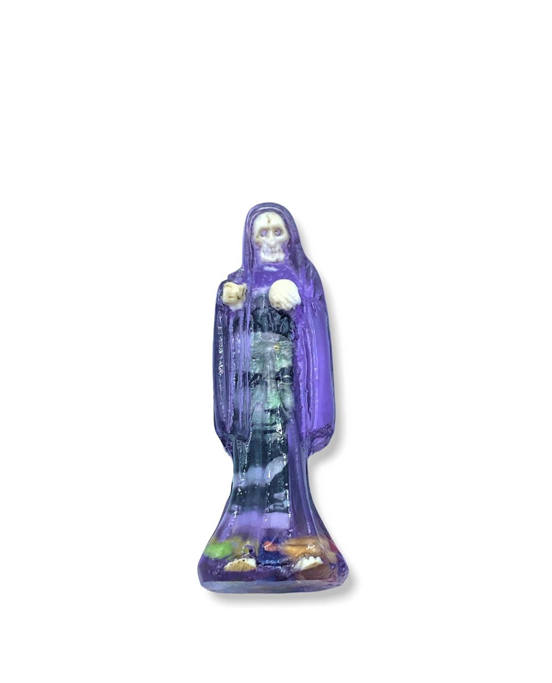 Small Full Body Santa Muerte 2 1/2 "