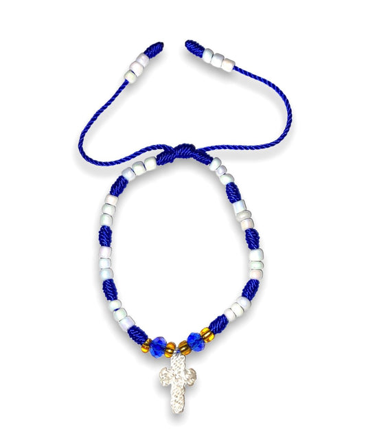 White Bracelet Cross