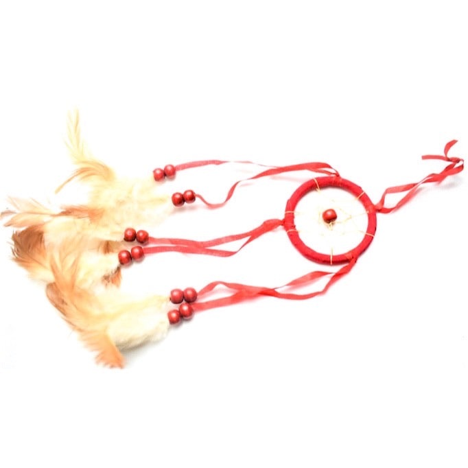 Fire Red Dream Catcher