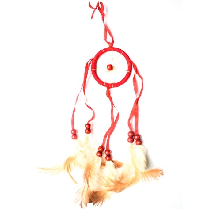 Fire Red Dream Catcher