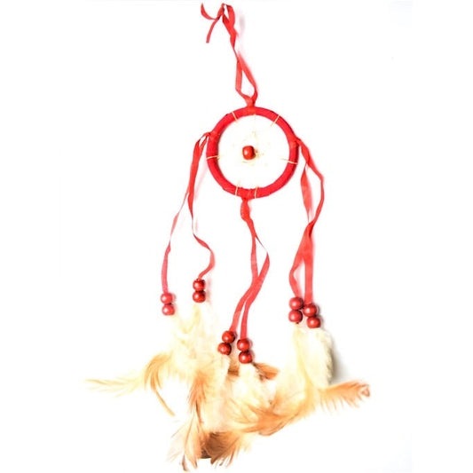 Fire Red Dream Catcher