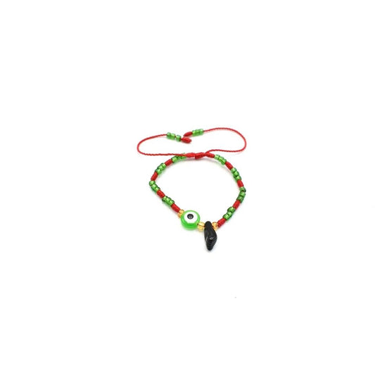 Saint Michael Green Evil Eye