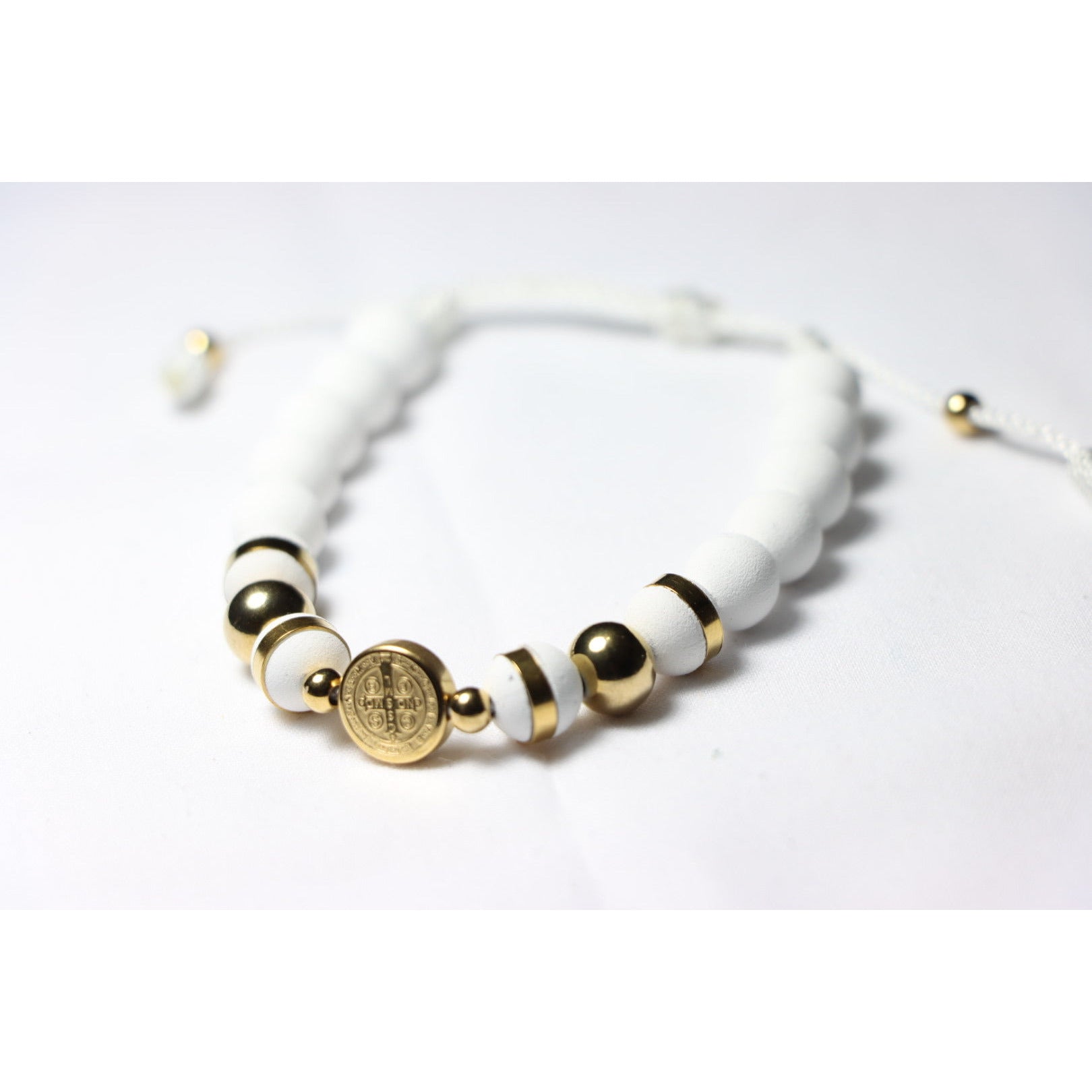 White and Gold Saint Benito