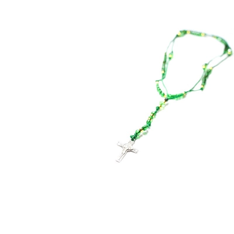 Green Cross Rosary
