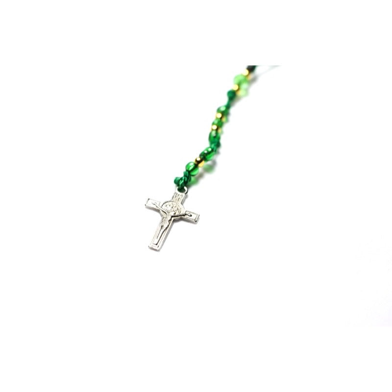 Green Cross Rosary
