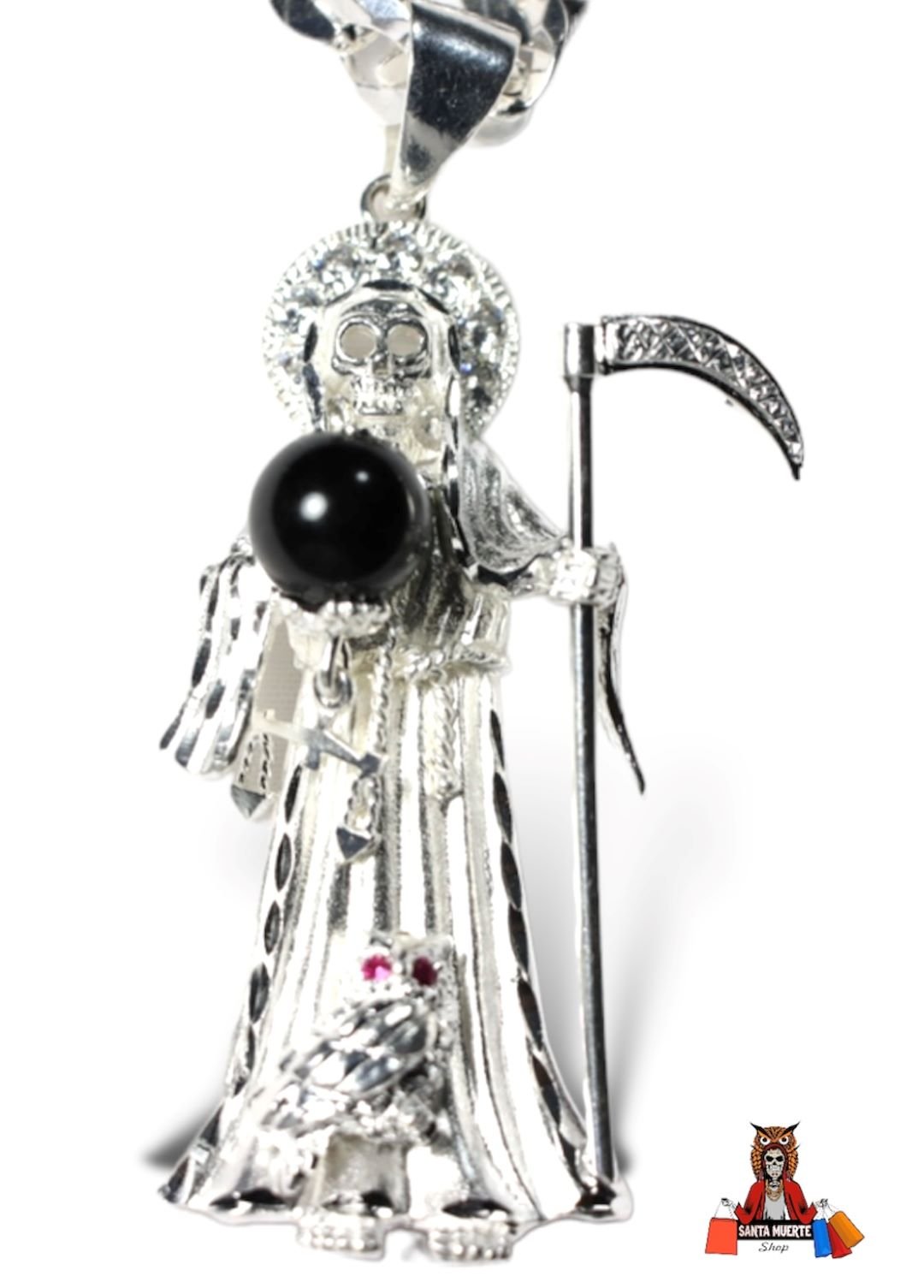Silver Santa Muerte